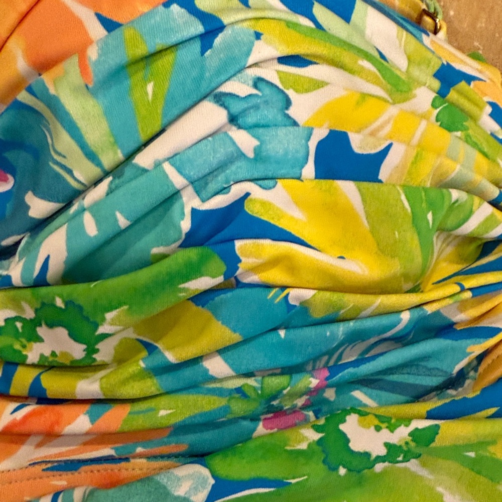 Women’s Bleu By Rod Beattie Floral One Piece Swimsuit - Picture 4 of 4